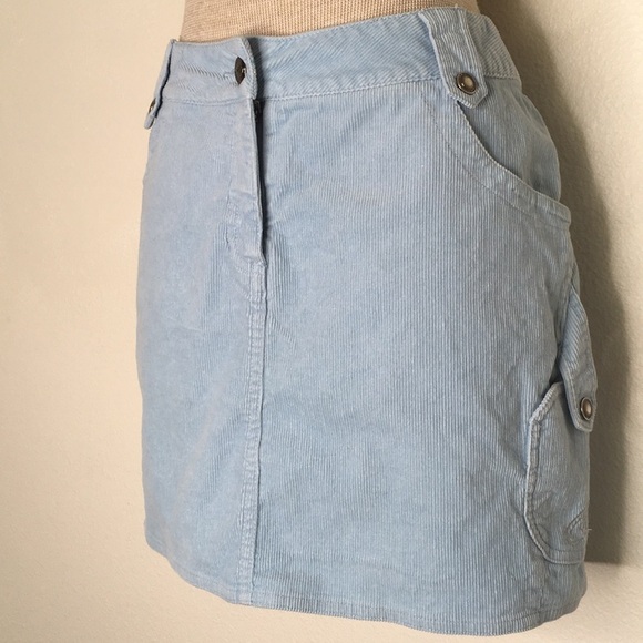 Cloudveil Skirt Mini Pencil Corduroy Pockets 6 - Picture 8 of 8